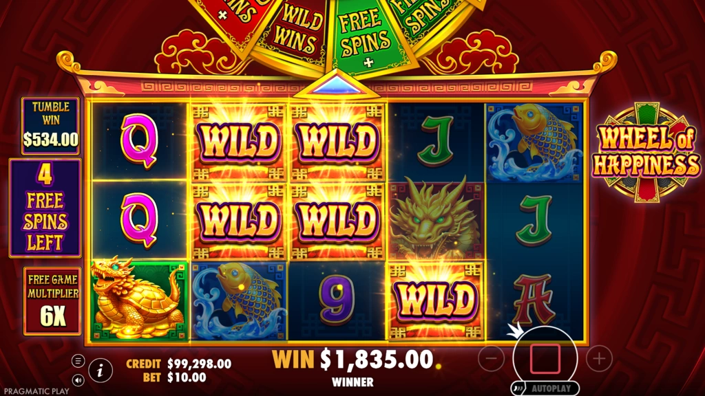 Wheel of Happiness Free Spins
